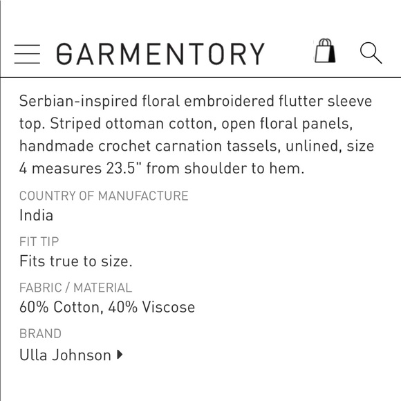 Ulla Johnson - Zuri Top - Picture 9 of 11